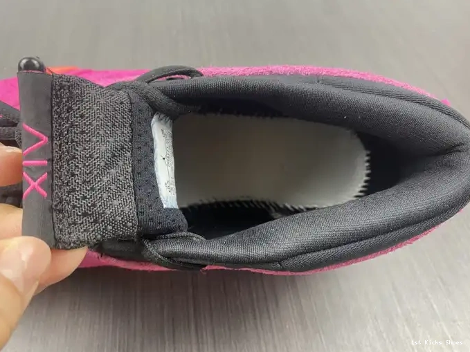 1st Kicks Shoes Pink DH4121-600 (W) Retro Shocking 14 Jordan Low 0514